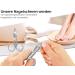 Premium Solingen Toenail Scissors for Thick Nails | Curved Cutting Surface & Micro-Toothing | Durable Stainless Steel Pedicure Tool - Buy Online on GoSupps.com
