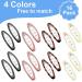 16pc 2.8 Oval Water Drop Hair Clips - No Slip Barrettes for Women/Girls - Retro Elegant Color Style - Buy Online on GoSupps.com