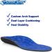 Powerstep Archmolds Maximum Orthotic Insoles Blue - Women's 8.5-9 / Men's 7-7.5 - Buy Online on GoSupps.com