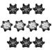 YunBey 10pcs Replacement Golf Shoe Spikes Universal Anti-Slip Portable Golf Spikes Cleats Outdoor for Golf Sport Shoes