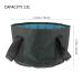 Lurrose Foldable Foot Spa Bucket | Portable Foot Bath for Relaxation & Travel | Heated Nylon Spa Pool - Buy Online on GoSupps.com