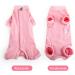 Heywean Long-Sleeved Cat Bodysuit for Post-Operation Care - Pink Striped Cat Clothing for Castrated Cats - Buy Online on GoSupps.com