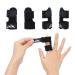 supregear Finger Splint Support 4-Pack Adjustable Trigger Finger Splint Support Broken Finger Straightening Brace for Index/Middle/Ring/Pinky Finger Black