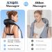 Knqze Wireless Neck Massage Device - 4D Deep Tissue Shiatsu Massager with Heat for Pain Relief | Perfect for Neck Shoulders and Legs | Ideal Gift in Black - Buy Online on GoSupps.com
