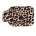 Leopard Print Hot Water Bag Practical and Stylish PVC Hot Water Bag for Office and Living Room