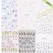 5D Self Adhesive Flower Nail Stickers - Colorful Daisy Nail Decals for Women - 6 Sheets - Buy Online on GoSupps.com