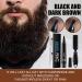 Waterproof Beard Pen Filler Kit for Men - Natural-Looking Beard Pencil Filler with Brush - Buy Online on GoSupps.com