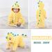 Doladola Unisex Kid's Costume - Baby Boys Girls Flannel Animal Hooded Rompers 12-18 Months (Yellow Shark) - Buy Online on GoSupps.com