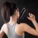 Deep Tissue Percussion Massage Gun for Athletes - 10 Massage Heads, LCD Screen, Handheld Body Massager in Black - Buy Online on GoSupps.com