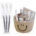 Disposable Toothbrushes with Gray Handle - Individually Wrapped Travel & Hotel Pack (100) - Buy Online on GoSupps.com