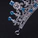 Frcolor Wedding Tiara Crown Rhinestones Crystal Bridal Pageant Princess Tiara Crown Headband (Blue) - Buy Online on GoSupps.com
