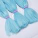24 Inch Synthetic Braiding Hair Extensions Crochet One Piece 100g Hair Braid Heat-Resistant - Sky Blue - Buy Online on GoSupps.com