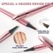 Microblading Eyebrow Pencil Kaluofan Microblading Eyebrow Pen Eyebrow Pencil Microblading Long-lasting Waterproof Creat Natural and Unique Makeup Look(Dark Brown) - Buy Online on GoSupps.com