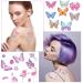 PAGOW Glitter Butterfly Temporary Tattoos - 20 Sheets, Self-adhesive and Waterproof Stickers for Kids, Women, Girls - Perfect for Birthday Parties and Goodie Bags (Style 4) - Buy Online on GoSupps.com
