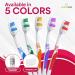 Natraco 25 Count Bulk Toothbrush Set - Premium Quality Individually Packed Colorful Toothbrushes with Medium-Sized Bristles for Travel Donations & Hotels - Buy Online on GoSupps.com