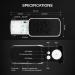 VIVOSUN Slide-Out Jewelry Loupe Magnifier 30X 60X 90X LED Lighted Eye Loupe with UV Light - for Jewelry, Diamonds, Gems, Coins, Stamps, Rocks - Black - Buy Online on GoSupps.com