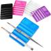 Worparsen Nail Art Palette Eye-catching Vivid 7 Slots Nail Art Brush Holder Compatible with Women Pink - Buy Online on GoSupps.com
