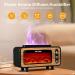 Vusddy Flame Aroma Diffuser | 200ml Fire Humidifier | 7-Color Room Fragrance for Home Office & Yoga | Waterless Auto Switch-Off | Realistic Fireplace Design - Buy Online on GoSupps.com