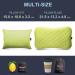 RIOYALO X-Foam Inflatable Camping Pillow Lite | Removable Cover | Neck Lumbar Support | Washable Ultralight Portable for Backpacking, Hiking, Travel | Small (Apple Green) - Buy Online on GoSupps.com