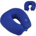 Verdant Touch Memory Foam Neck Pillow - Electric Vibration U-shaped Travel Pillow for Comfort - Blue - Buy Online on GoSupps.com