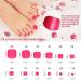 12 Packs Matte Press on Toe Nails - 288PCS Short Square False Toes Full Cover Acrylic Nails - 12 Solid Color Matte Fake Toe Nails for Women Girls Nail Art - Buy Online on GoSupps.com