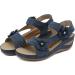 XTZYGLFD Women's Summer Floral Wedge Sandals - Comfortable Breathable Hook Loop Shoes - Blue - Size 7 UK - Buy Online on GoSupps.com