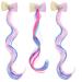 Hair Accessories for Girls Bulk Unicorn Wigs for Hair Extensions Clips 3PCS