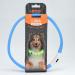 Laroo LED Dog Collar - USB Rechargeable Night Safety Luminous Collar for Small Medium Large & Long-Haired Dogs - 3 Modes 65cm x 2.5cm Blue - Buy Online on GoSupps.com