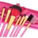 TimeSong Professional Makeup Palette Kit with Eyeshadow, Blusher, Face Powder & Lip Gloss + 7pcs Pink Makeup Brushes Set - Buy Online on GoSupps.com