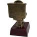 Gold Toilet Bowl Trophy | Last Place Loser Award - 6 Inch Tall - Engraved Plate Upon Request Blank (RFC) - Buy Online on GoSupps.com