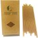 7.75'' Solid Gold Foil Drinking Straws Paper Cake Pop Sticks 100 Shiny Metallic Paper Straws for Juice Cocktail Milkshake 6*197mm - Buy Online on GoSupps.com