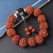 Trendy Wood Beads Elastic Natural Stone Bracelet | Men's Prayer & Stretch Bracelets | Handcrafted Buddhist Jewelry - Buy Online on GoSupps.com