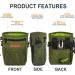 Tripolaco Treats for Dogs - Multifunctional Training Feed Bag with Feces Dispenser - Spacious Gassi Pocket for Walks & Training - Green - Buy Online on GoSupps.com