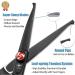 Kids Safety Hair Scissors 6 Inch - Professional Hair Trimming Scissors for Children - Barber Quality - Black Cutting Scissor for Home Use - Buy Online on GoSupps.com