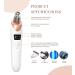 2023 Blackhead Remover Pore Vacuum Cleaner - 5 Suction Power & Probes, USB Rechargeable Kit for Acne Extraction - Adult White - Buy Online on GoSupps.com