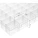 Gospire 36 Grids Clear Plastic Jewelry Box Organizer with Removable Dividers - Clear Storage Container - Buy Online on GoSupps.com