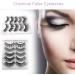 Greattangle 3D Mixed Chemical Fiber False Eyelashes - 5 Pairs Natural Soft Thick Makeup Extension Tools (GL900) - International Shipping Available - Buy Online on GoSupps.com