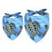 Dog Scarf Triangular Scarf for Small Medium and Large Dogs and Cats Triangular Scarf Triangular Scarf 2 Pieces Multi-Colored 9