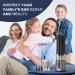 Ear Wax Removal Kit - Water Powered Ear Cleaner with 6 Reusable Tips & 3 Pressure Modes | Safe & Effective Electric Tool | IPX7 Waterproof USB-C Rechargeable - Black - Buy Online on GoSupps.com