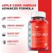 Activ Keto ACV Gummies - 1000mg Vegan Formula with Apple Cider Vinegar & Vitamin B (60 Gummies) - Buy Online on GoSupps.com