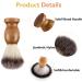Men's Shaving Brush with Real Wood Base and Nylon Hair - Perfect for Wet Shave | Razor Brush for Shaving Foam - Buy Online on GoSupps.com