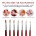 Ailisaail 7Pcs Acrylic Nail Brush Set | Red Wood Handle | Nail Art Brushes for Acrylic Application | Beginner & Professional Acrylic Nail Tools | Sizes 2/4/6/8/10/12/14 - Buy Online on GoSupps.com