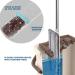 Oshang Flat Squeeze Mop and Bucket - Hand-Free Wringing - 4 Washable Microfiber Pads - for Hardwood, Laminate, Tile Floors - Buy Online on GoSupps.com
