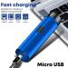 Travel Electric Rechargeable | Electric Shavers for Men Face | Mobile Pocket Size Foil Shaver Wet Dry Use USB Rechargeable Beard Shaver Portable Hair Black - Buy Online on GoSupps.com