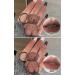 2Pcs Keychain Bear Lipsticks - 2 in 1 Matte Velvet Lipgloss Set | Waterproof & Long Lasting Lip Stain | Cute Bear Beauty Makeup Gift - (03+04) - Buy Online on GoSupps.com