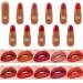10PCS Mini Capsule Pills Lipstick Set Matte Lip Stain Long Lasting Waterproof Lip Gloss Kit Pill Shaped Lipstick Lip Balm Suit for Women Girls