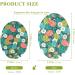 3-Pack Cleaning Kitchen Sponges Oval Red Berries Green Leaves Kitchen Cellulose Dishwashing Wood Pulp Cotton - Buy Online on GoSupps.com