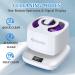 XJUGEZ Ultrasonic cleaner 42 kHz 180 ml with UV lamp deep cleaning at 360 degrees ultrasonic cleaner suitable for glasses watches shaving head jewelry and dental prostheses white - Buy Online on GoSupps.com