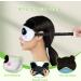 Cooling Eye Mask Set - Cute Animal Plush Sleep Mask for Women - Soft Blindfold & Eye Compress for Spa Travel & Refreshment - White Panda Design - Buy Online on GoSupps.com
