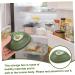 PRETYZOOM Crisper Tray 4pcs Holder Food Fruit Individual Shape Container Fresh Tomato Avocado Plastic Keeper Fridge Chillpod - Buy Online on GoSupps.com